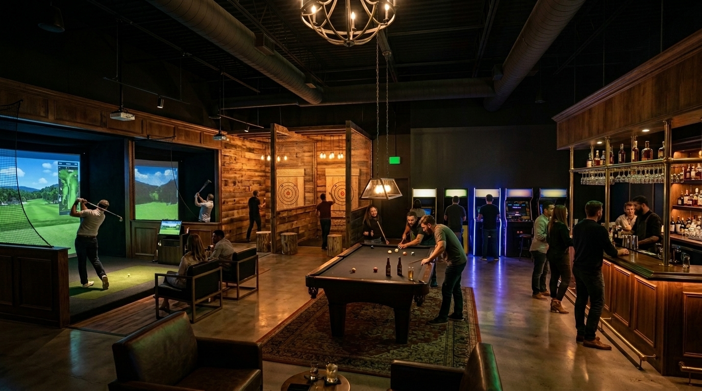latrulounge - Premier Axe Throwing, Golf & Arcades Lounge